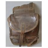Early 20th Century Military Leather Backpack