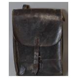Early 20th Century Leather Field Pouch