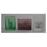 German WHW Glass Donation Badges (3)