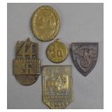 1930s German Paramilitary and Event Badges