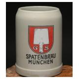Spatenbräu München 0.5L Stoneware Beer Stein