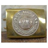 WWI Prussian Enlisted Gott Mit Uns Belt Buckle