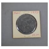 1937 Reichskriegertag Kassel Donation Token