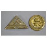 1933 German Arbeitsschlacht & Wehrsporttag Pins