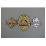 German WHW Military-Themed Donation Badges (3)