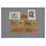 WHW Wooden House Plaques (9) Booklets (2)