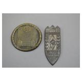 German Political Rally Badges (2) 1934 & 1936