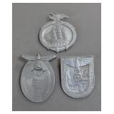 1930s German Gau Regional Event Badges (3)