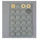 WWII Gray German Uniform Aluminum Buttons Set