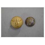 WWII German Political Leader Uniform Buttons (2)