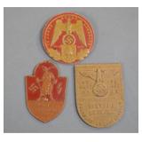1930s German NSDAP Plastic Event Badges (3)