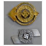 WWII German HJ and BDM Proficiency Badges