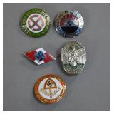 Third Reich labor, youth, and civil badges (5)