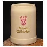 Mainzer Aktien-Bier Stoneware Beer Stein 0.5L