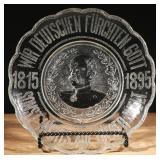 Otto von Bismarck Commemorative Plate, 1895