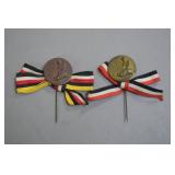 WWI German Patriotic Donation Stick Pins (2)