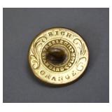 Gilt Brass Dress Button 19th Century