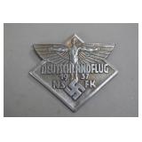 1937 NSFK Deutschlandflug Winged Plaque