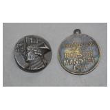 German Kaiser Maneuver 1891 Medal and Badge