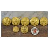 Norddeutscher Lloyd Buttons and Enamel Pin (8)