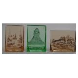 German Intaglio Glass Souvenirs Plaquettes (3)
