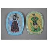 Deutsches Volk Needlework Souvenir Badges