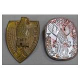 1933 German HJ Treffen and SA Landesfest Badges
