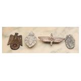 German WWII Era Badges and Pins (4)