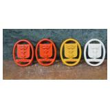 WHW Danzig Plastic Donation Pins Set of Four