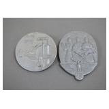 Die-Struck Aluminum 1935-1936 Day Badges