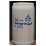 Brauerei Wingershof Amberg Ceramic Stein