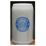 Coburger Hofbräu 1L Stoneware Beer Stein