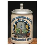 1929 Bavarian Infantry Christmas Stein
