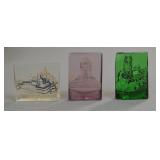 German WHW Glass Donation Badges (3)