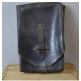 1940 WWII German Leather Meldetasche Map Case
