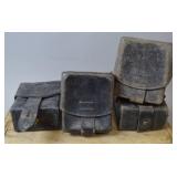 WWII German Single-Cell Leather K98 Ammo Pouches