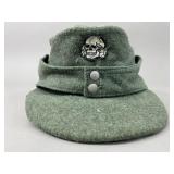 Waffen-SS Style Officer M43 Field Cap