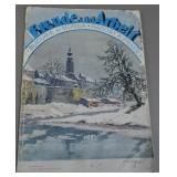 1940 German Magazine Freude und Arbeit Trilingual