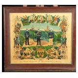German Imperial Artillery Reservist Lithograph