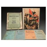 WWI Veterans Documents, 1921-1942, Germany, 6 Pcs
