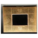 Third Reich Gilded SA Shield Mirror Frame