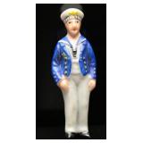 1940s Hand-Painted German Sailor Celluloid Brooch
