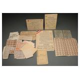 Postwar Germany Refugee IDs POW Letter Rations