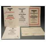 Hitler Youth and NSFK Certificates, 1936-40