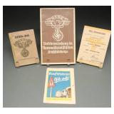 Third Reich NSKK Documents w/ ID, Booklets,