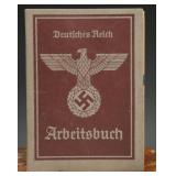 German WWII Labor Book, Issued Berlin c.1939-40