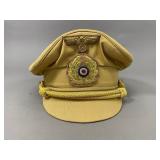 Post-War EReL Styled Tropical KM Officer Visor
