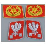 WWII-Style German High Rank Collar Tabs (2 pr)