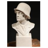 WWII German Luftwaffe Soldier Plaster Bust