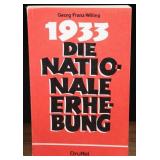 1982 German 1933 Die nationale Erhebung Book